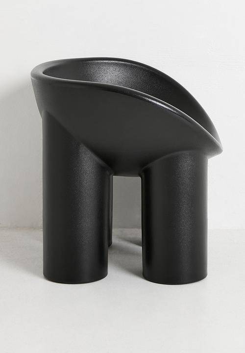Pop Candy - Elephant leg occasional chair - black