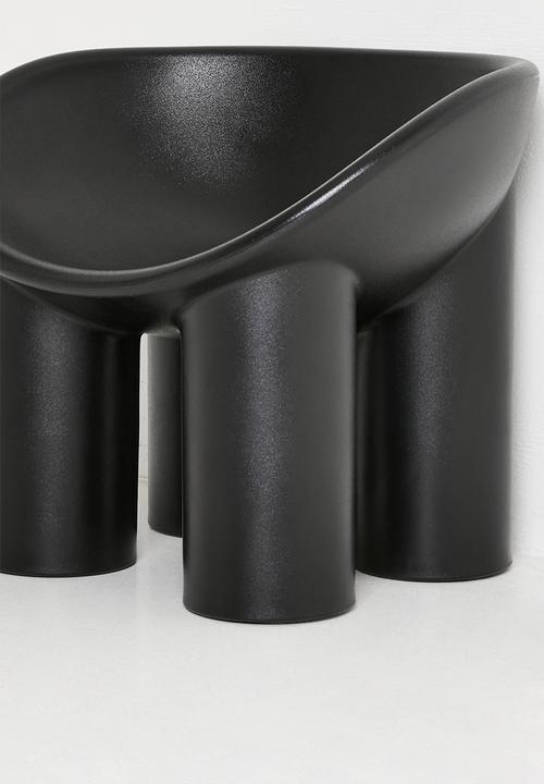 Pop Candy - Elephant leg occasional chair - black