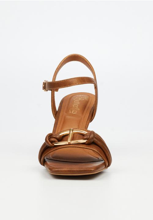 Butterfly Feet - Vanca 2 ankle strap heel - brown