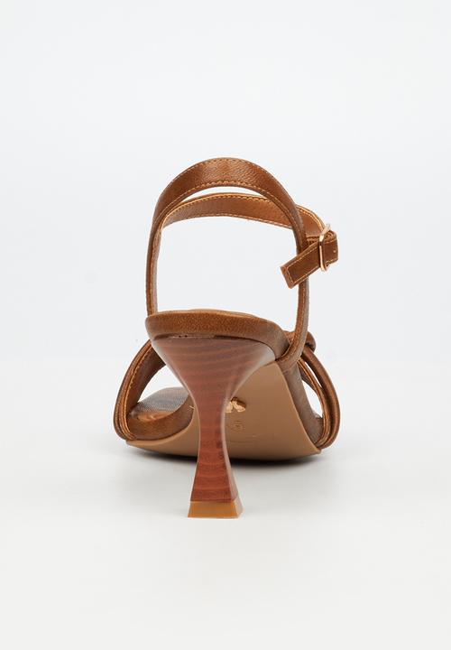 Butterfly Feet - Vanca 2 ankle strap heel - brown