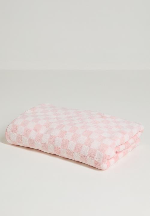 Pop Candy - Checkered body towel - pink