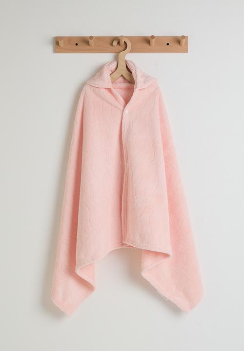 Pop Candy - Bunny hooded bath towel - pastel pink