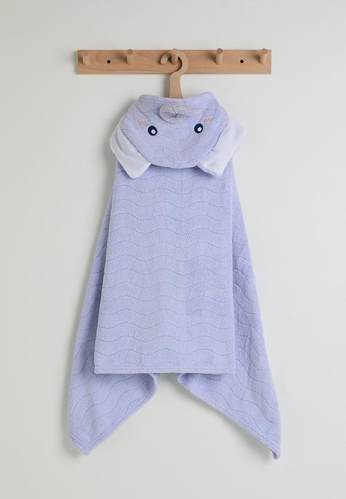 Pop Candy - Elephant hooded towel - blue