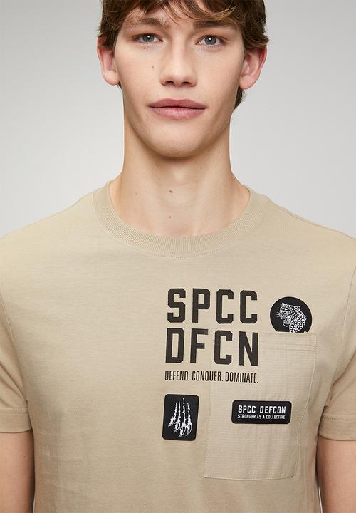 S.P.C.C - DEFCON Odyssey Tee  - Stone
