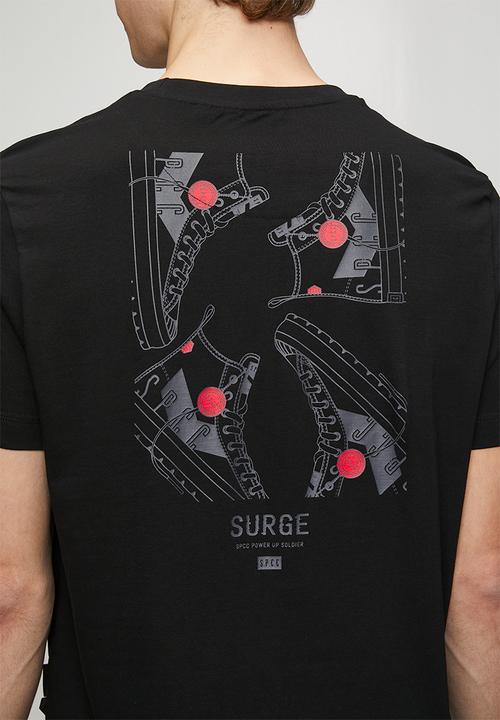 S.P.C.C - Surge Riven Tee  - Black