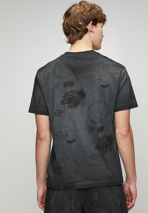 S.P.C.C - Static Blitz Tee  - Dark Grey