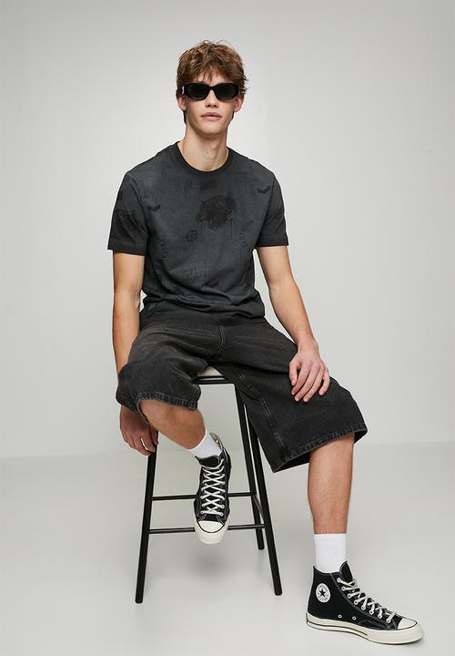 S.P.C.C - Static Blitz Tee  - Dark Grey
