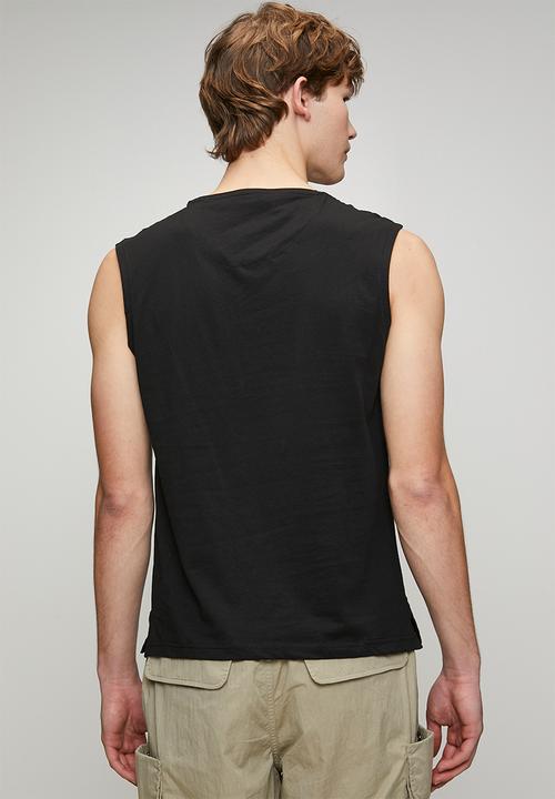 S.P.C.C - Enzo Sleeveless Tee  - Black
