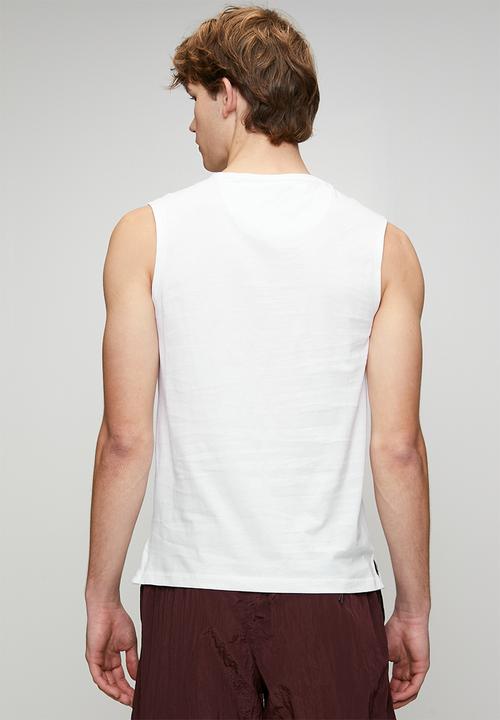S.P.C.C - Enzo Sleeveless Tee  - White