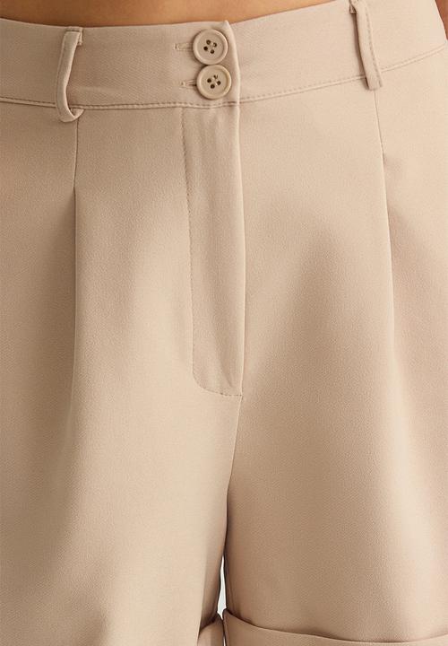 Trendyol - Bermuda Shorts - Mink
