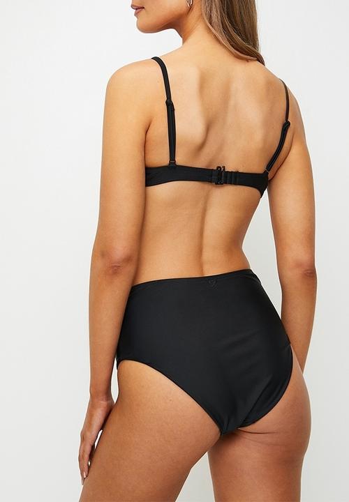 Lizzy - Ladies bikini top - black
