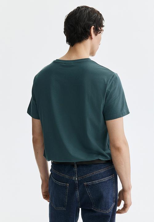 H&M - Coolmax® slim fit t-shirt - dark teal