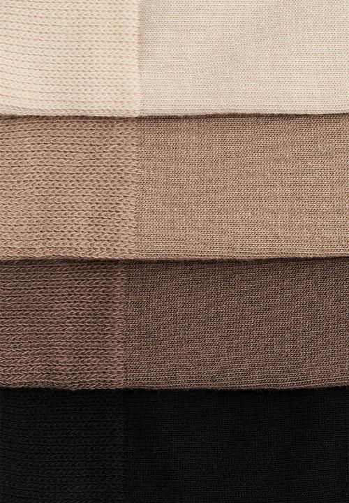 H&M - 5-pack socks - beige