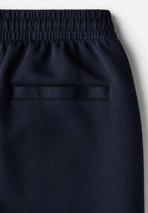 H&M - Relaxed fit interlock shorts - navy blue