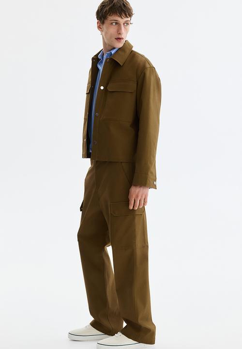 H&M - Relaxed fit cargo trousers - brown
