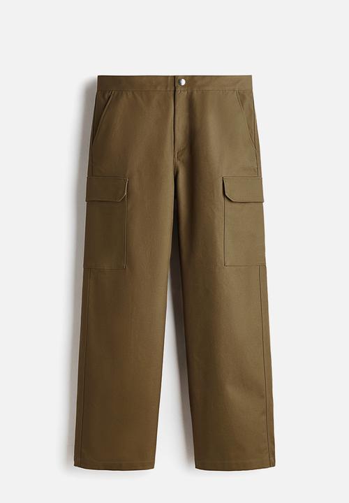 H&M - Relaxed fit cargo trousers - brown