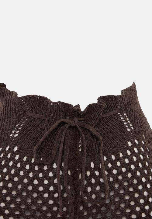 Trendyol - Long beach pants - brown