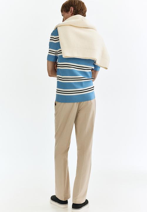 H&M - Regular fit tailored trousers - beige