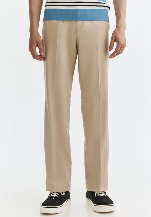 H&M - Regular fit tailored trousers - beige