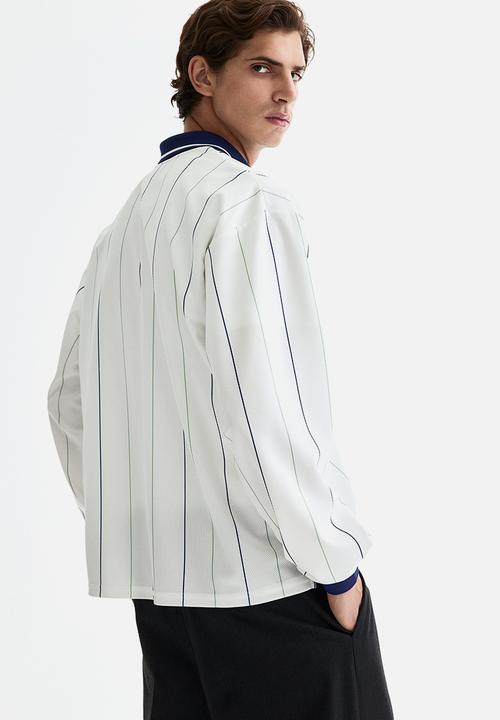 H&M - Loose fit football shirt - white/new york league
