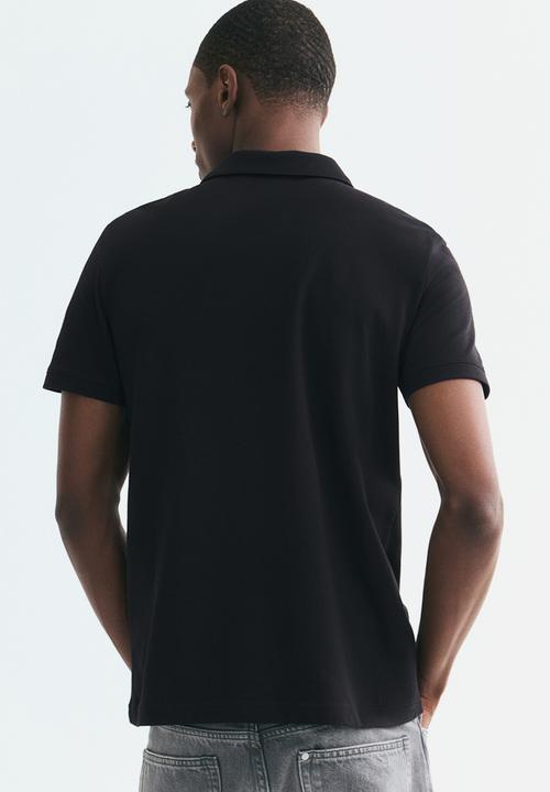 H&M - Coolmax® slim fit polo shirt - black