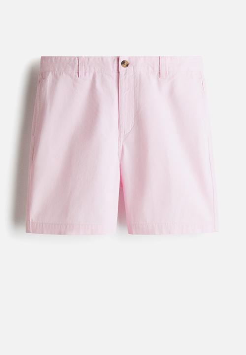 H&M - Relaxed fit chino shorts - light pink