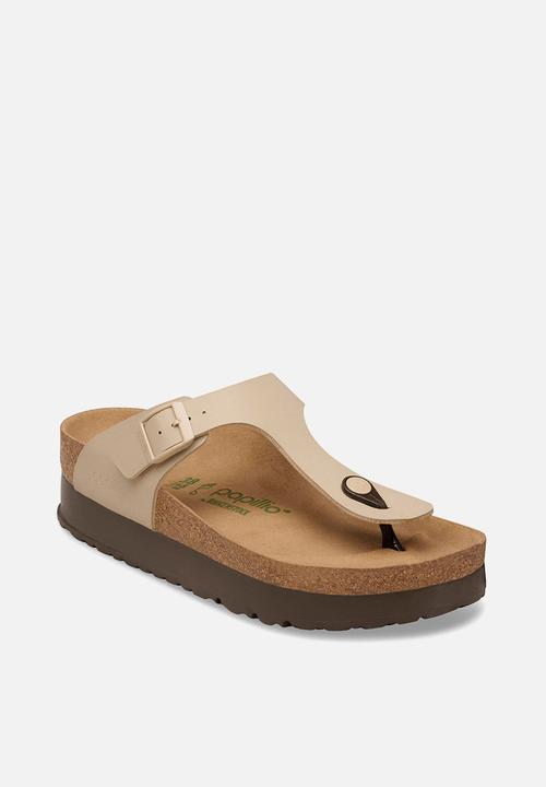 Birkenstock - Gizeh PAP Flex Platform regular - sandcastle
