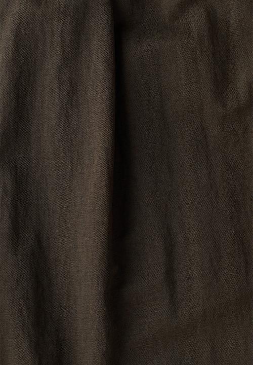 H&M - Regular fit cotton-blend trousers - dark brown