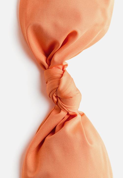 H&M - Padded bandeau bikini top - orange