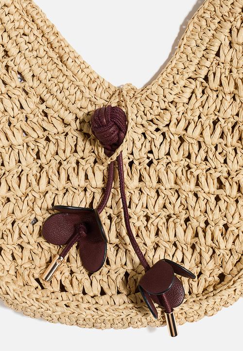 H&M - Straw shoulder bag - beige