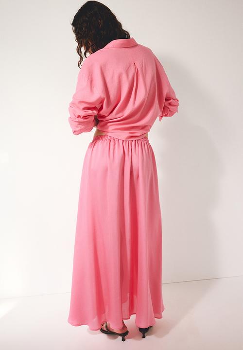 H&M - Loose-fit skirt - bright pink