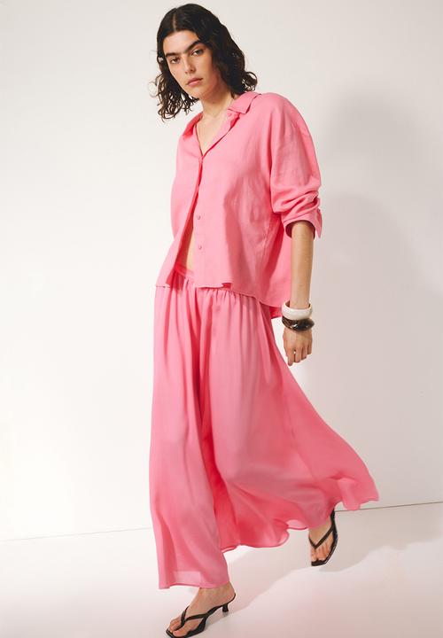 H&M - Loose-fit skirt - bright pink