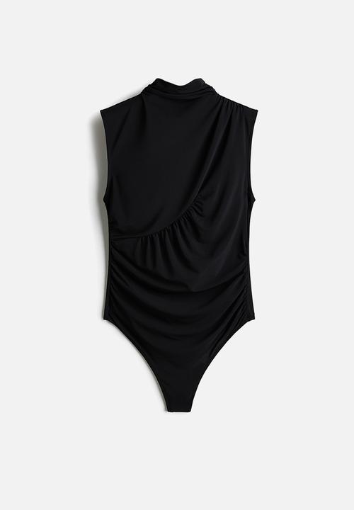 H&M - Draped thong body - black