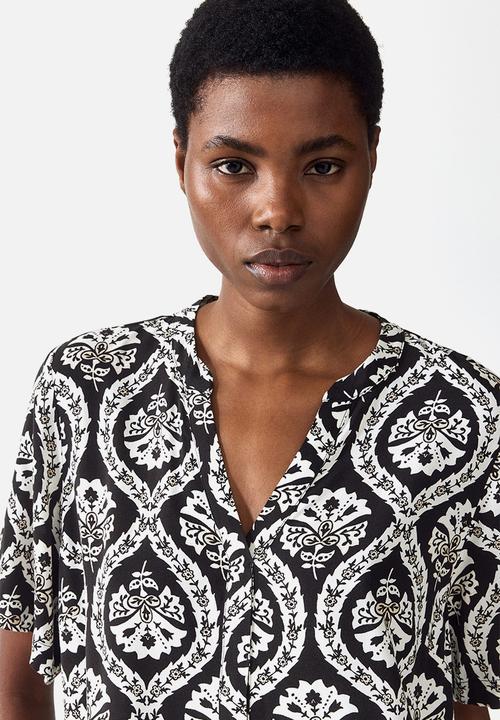 H&M - Viscose tunic dress - black