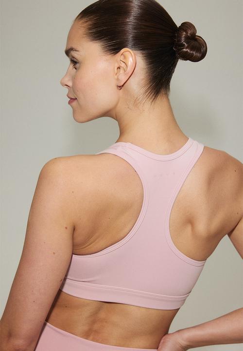H&M - Medium support sports bra with softmove - mid blush pink