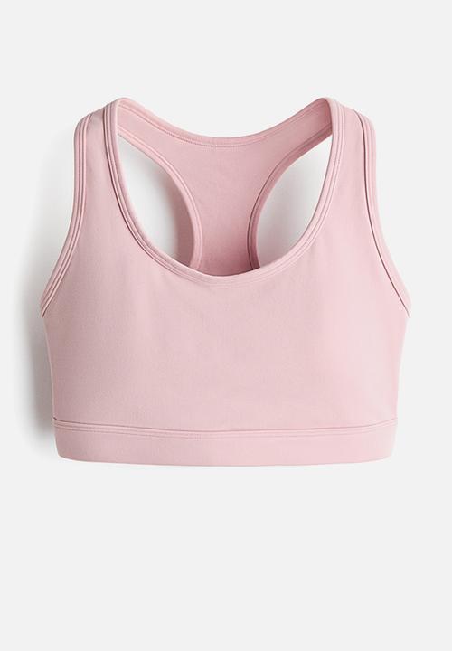H&M - Medium support sports bra with softmove - mid blush pink