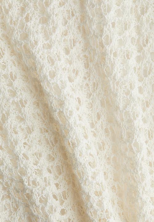 H&M - Pointelle-knit beach dress - white