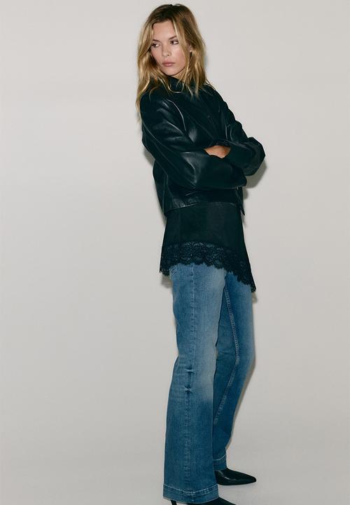 H&M - Bootcut regular jeans - dusty denim blue