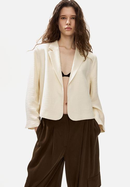 H&M - Short blazer - cream
