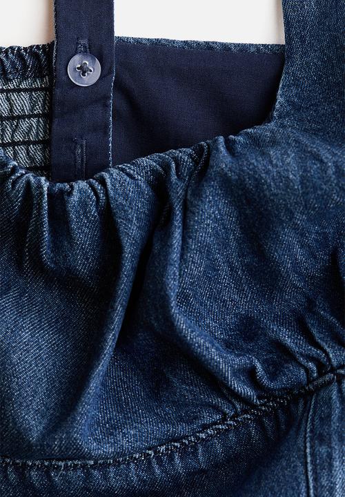 H&M - Denim midi dress - denim blue