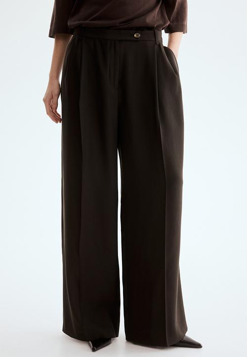 H&M - Tailored trousers - dark brown