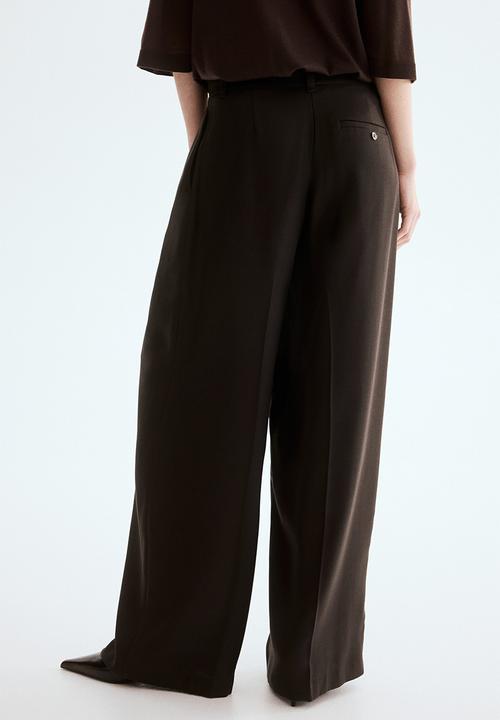 H&M - Tailored trousers - dark brown
