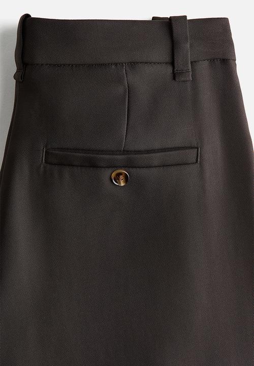 H&M - Tailored trousers - dark brown