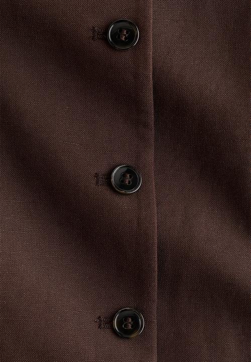 H&M - Long waistcoat - dark brown