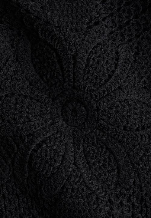 H&M - Crochet-look top - black