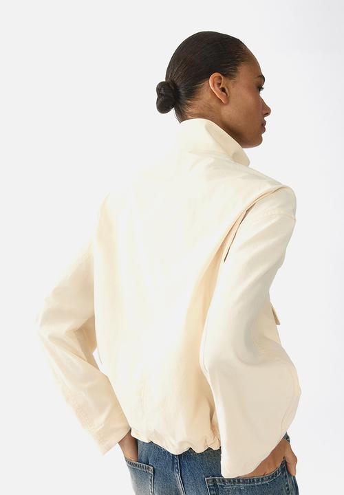 H&M - Oversized utility jacket - light yellow