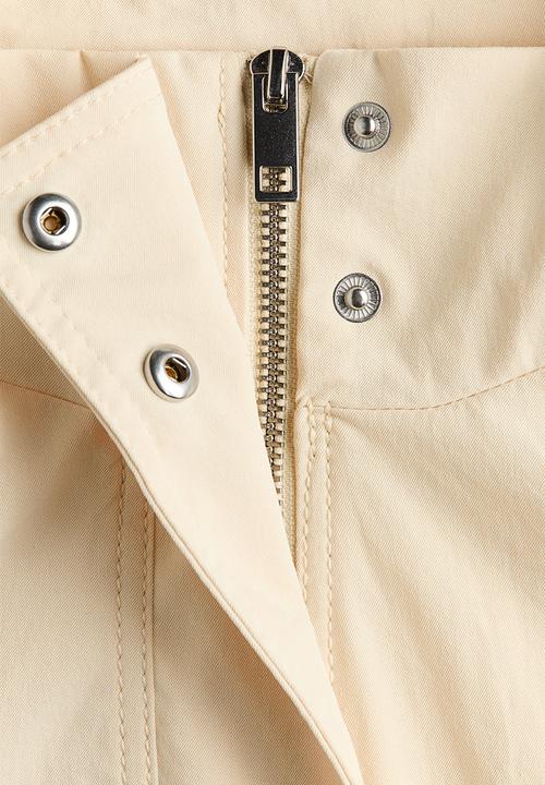 H&M - Oversized utility jacket - light yellow