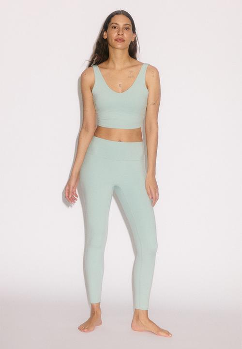 H&M - Sports leggings with softmove? - amazonite blue