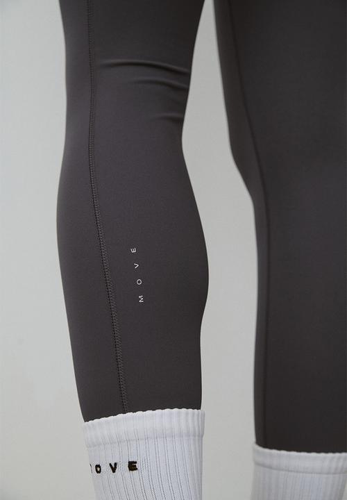 H&M - Running leggings with shapemove?  - dark grey