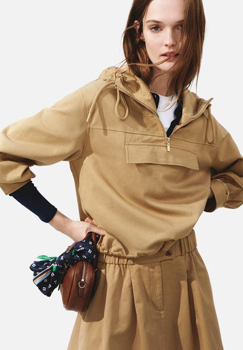 H&M - Twill popover jacket - dark beige
